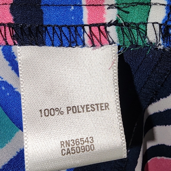 Van Heusen blouse horizontal stripes - Picture 7 of 9